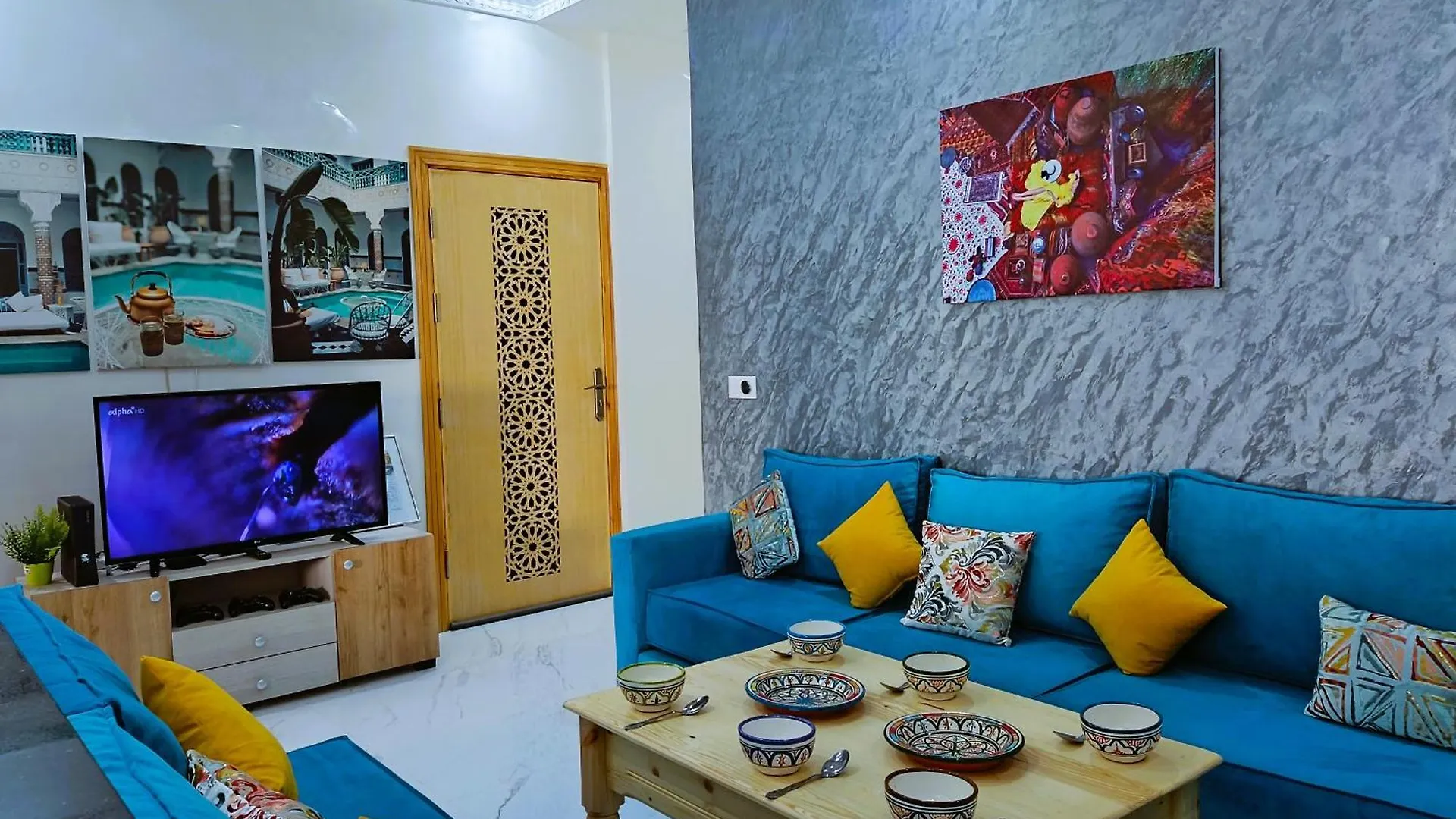 شقه معاصره ب لمسة مغربيه في فاس Apartment